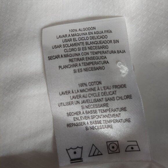 Machine Custom Co. Men's White Woven Casual Button Front Shirt - Picture 11 of 11